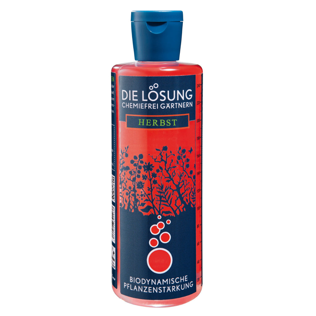 Pflanzenstärkungsmittel "Die Lösung im Herbst" regt die Aktivität der Bodenorganismen an
