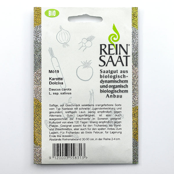 bio saatgut möhren Möhre 'Dolciva'