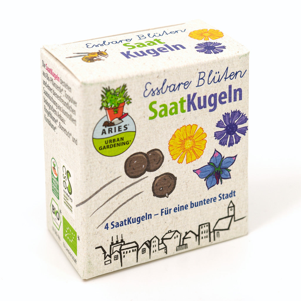 Bio-Saatkugeln Essbare Blüten