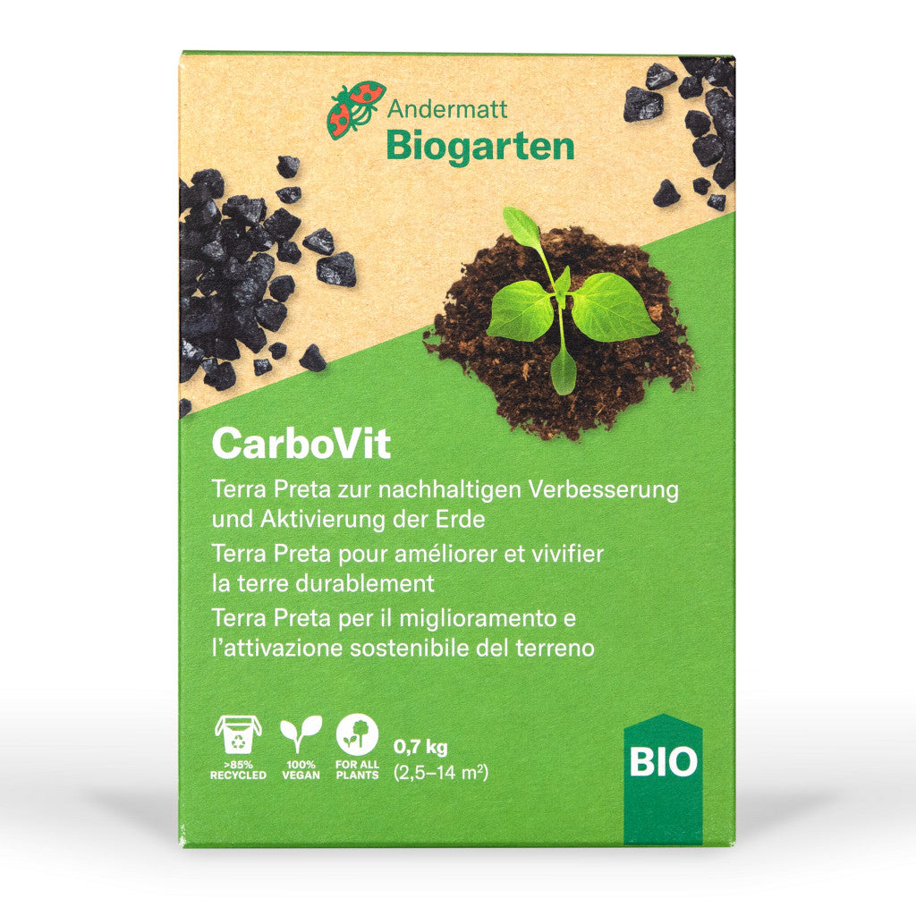 CarboVit ist ein pflanzlicher Kohlenstoffdünger, inspiriert von Terra Preta