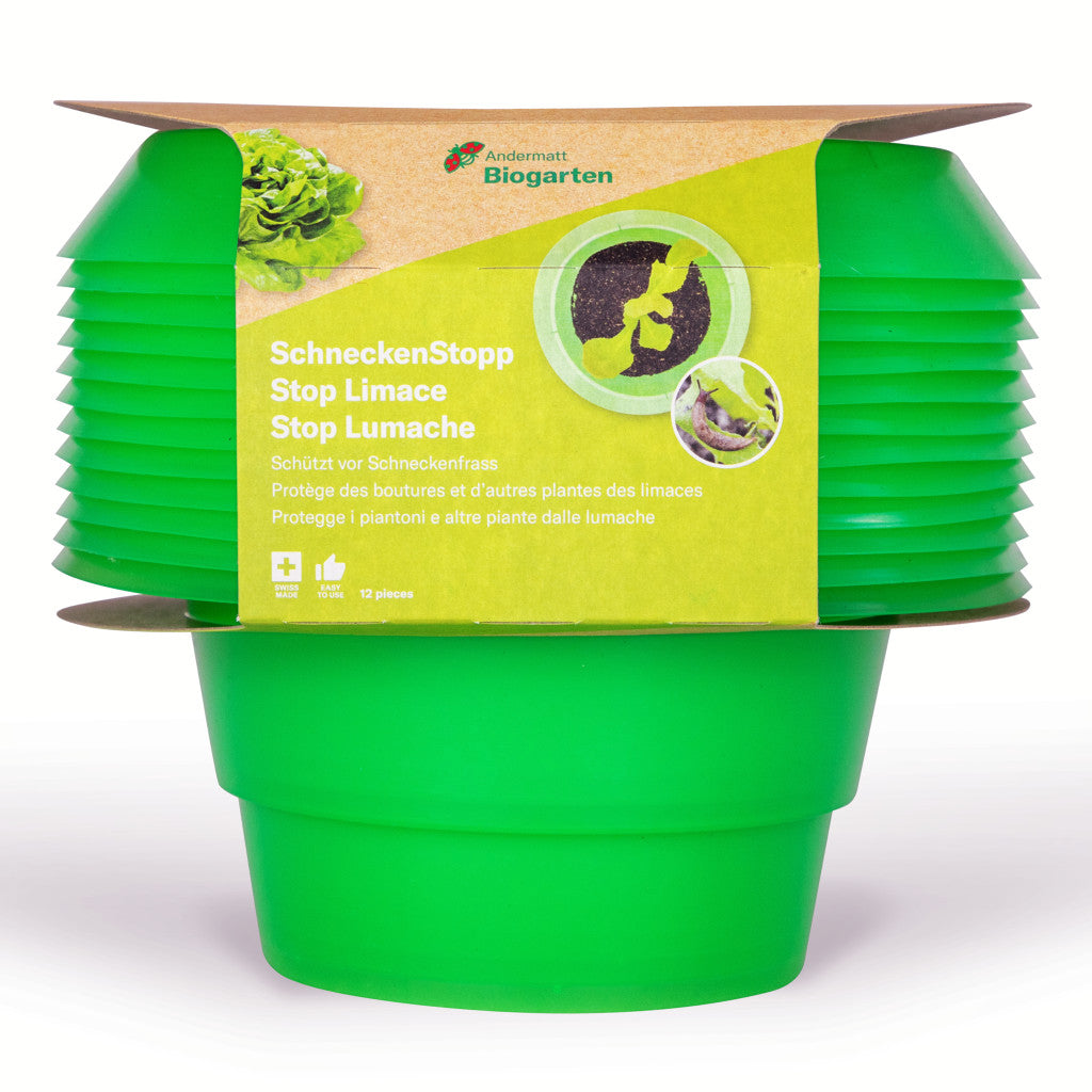 Produktbild, SchneckenStopp PP schützt Einzelpflanzen vor Schnecken, 12 Stück