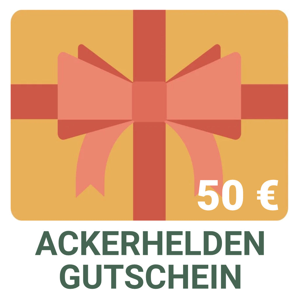 Ackerhelden Gutschein im Wert von 50,00 Euro